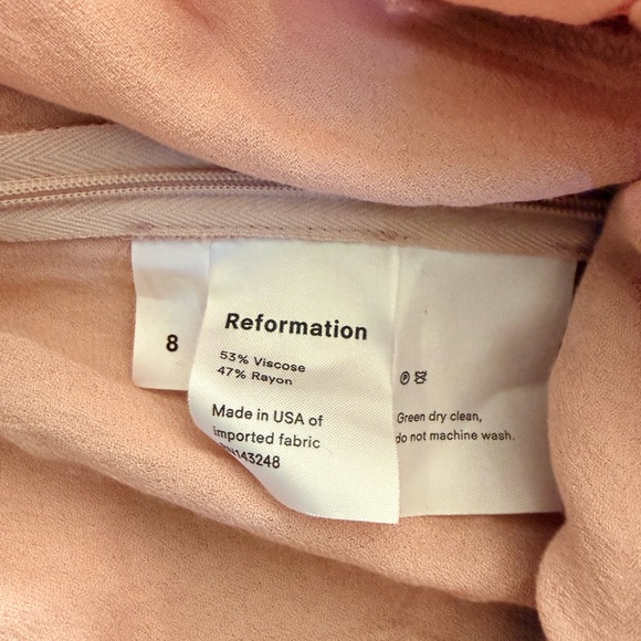 Reformation Blush Ruffle Blouse - Picture 3 of 3